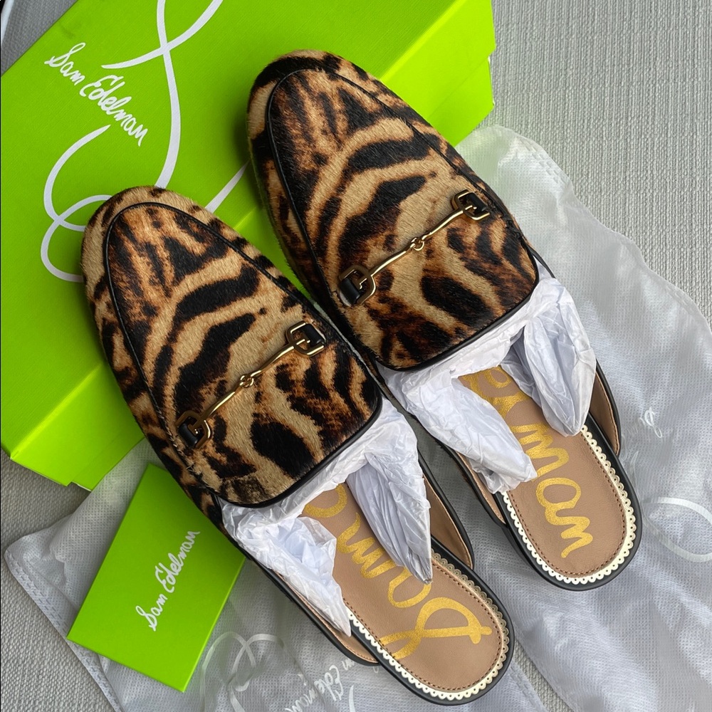 Sam Edelman Linnie Mule (Women) BROWN LEOPARD, Size 8 M